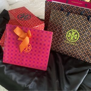 Tory Burch boxes and bags